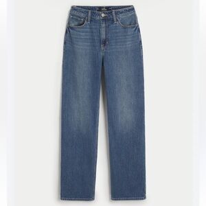 Hollister Ultra High-Rise Dad Jeans Medium Wash Size 0 Short